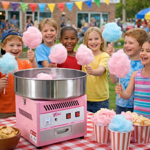 Machine à Barbe à papa (rose)