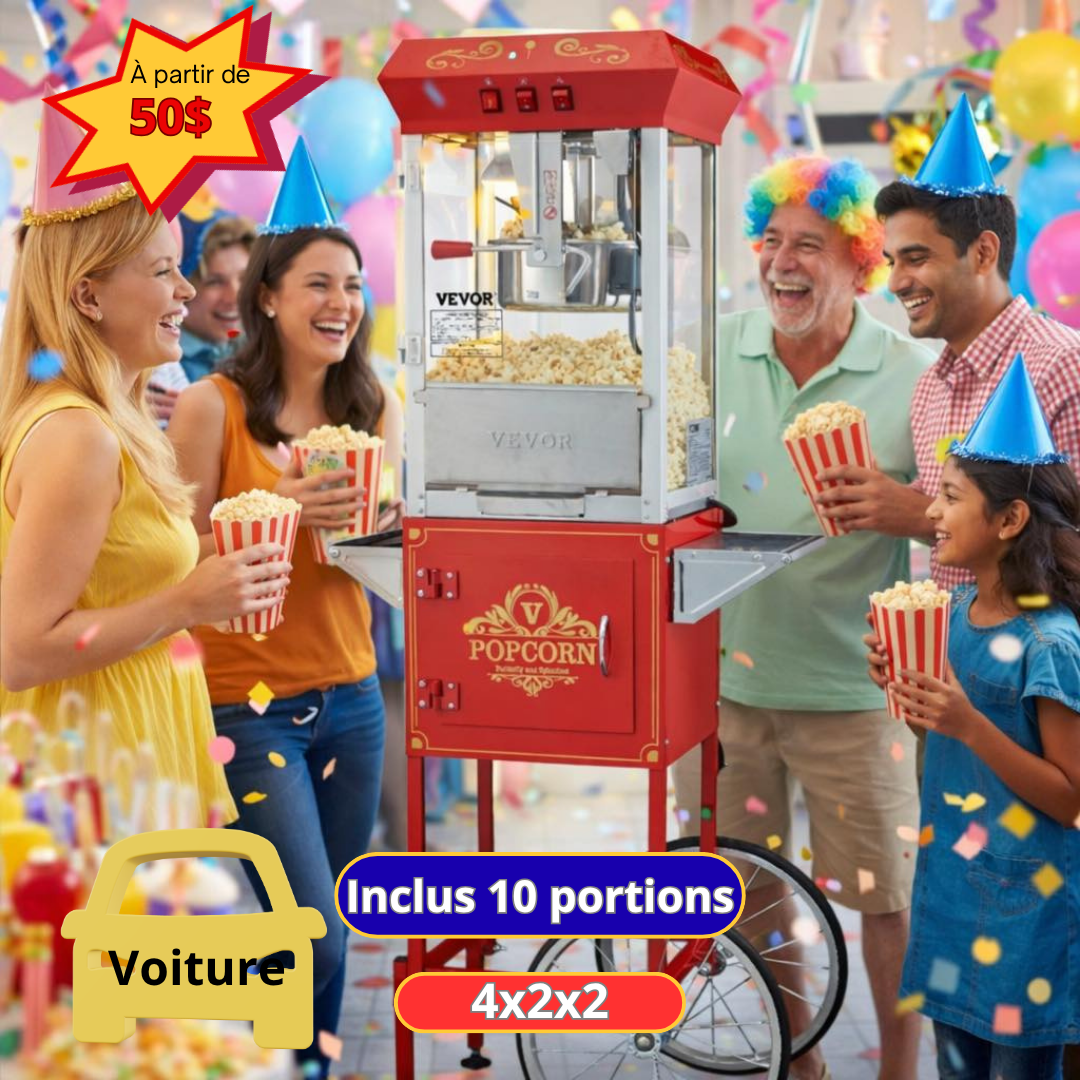 Machine à Pop-Corn (avec base)