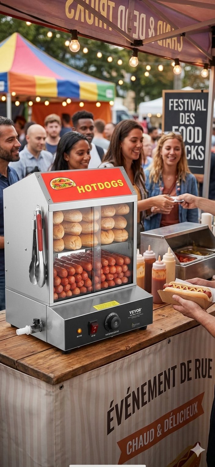 Machine hot dog