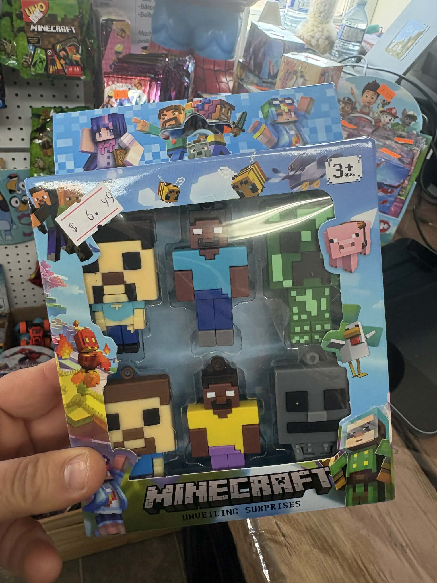 Fugurines minecraft